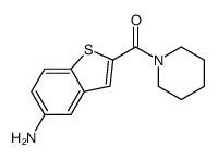 cas no 832102-94-0 is (5-amino-1-benzothiophen-2-yl)-piperidin-1-ylmethanone