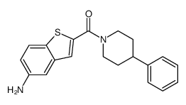 cas no 832102-97-3 is (5-amino-1-benzothiophen-2-yl)-(4-phenylpiperidin-1-yl)methanone