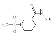 cas no 832741-28-3 is 1-(methylsulfonyl)piperidine-3-carbohydrazide(SALTDATA: FREE)