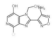 cas no 842149-46-6 is 2-(4-AMINO-1,2,5-OXADIAZOL-3-YL)-4-CHLORO-1-ETHYL-1H-IMIDAZO[4,5-C]PYRIDIN-7-OL