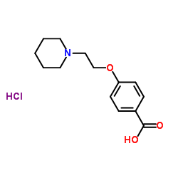 cas no 84449-80-9 is 4-[2-(1-Pipiridine)ethoxybenzoic acid hydrochloride