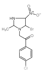 cas no 845885-93-0 is 2-(5-BROMO-2-METHYL-4-NITRO-1-IMIDAZOLIDINYL)-1-(4-CHLOROPHENYL)-1-ETHANONE