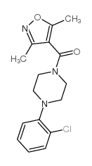 cas no 849478-04-2 is Methanone, [4-(2-chlorophenyl)-1-piperazinyl](3,5-dimethyl-4-isoxazolyl)-