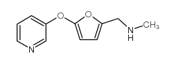 cas no 859850-77-4 is N-METHYL-N-[[5-(PYRIDIN-3-YLOXY)-2-FURYL]METHYL]AMINE