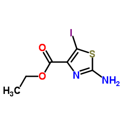 cas no 860646-12-4 is 4-Thiazolecarboxylicacid,2-amino-5-iodo-,ethylester(9CI)