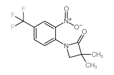 cas no 861881-16-5 is 3,3-DIMETHYL-1-(2-NITRO-4-(TRIFLUOROMETHYL)PHENYL)AZETIDIN-2-ONE