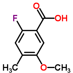 cas no 870221-15-1 is 2-Fluoro-5-methoxy-4-methylbenzoic acid