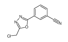 cas no 870973-92-5 is 3-[5-(chloromethyl)-1,3,4-oxadiazol-2-yl]benzonitrile