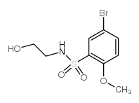 cas no 871269-14-6 is 5-bromo-n-(2-hydroxyethyl)-2-methoxybenzenesulfonamide