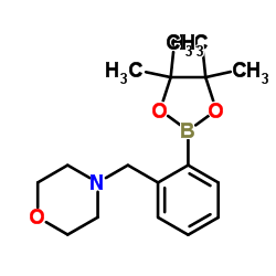 cas no 876316-33-5 is 4-(2-(4,4,5,5-TETRAMETHYL-1,3,2-DIOXABOROLAN-2-YL)BENZYL)MORPHOLINE