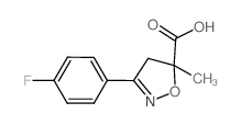 cas no 878426-96-1 is 3-(4-fluorophenyl)-5-methyl-4,5-dihydroisoxazole-5-carboxylic acid(SALTDATA: FREE)