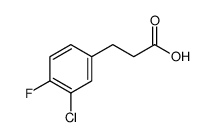 cas no 881190-93-8 is 3-(3-CHLORO-4-FLUOROPHENYL)PROPIONIC ACID