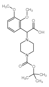 cas no 885274-63-5 is 2-(4-Boc-piperazinyl)-α-(2,3-dimethoxy-phenyl)acetic acid