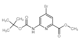 cas no 885326-87-4 is METHYL 4-BROMO-6-((TERT-BUTOXYCARBONYL)AMINO)PICOLINATE