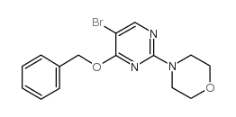 cas no 885952-23-8 is 4-(4-BENZYLOXY-5-BROMOPYRIMIDIN-2-YL)MORPHOLINE