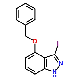 cas no 885962-49-2 is 4-(Benzyloxy)-3-iodo-1H-indazole