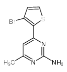 cas no 886360-55-0 is 4-(3-BROMO-2-THIENYL)-6-METHYL-2-PYRIMIDINAMINE