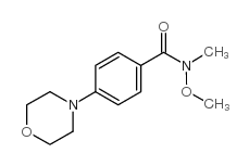 cas no 887576-33-2 is 4-(N-MORPHOLINO)-N-METHY-N-METHOXYBENZAMIDE