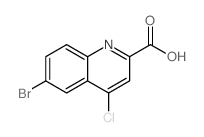 cas no 887589-43-7 is 6-Bromo-4-chloro-2-quinolinecarboxylic acid