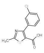 cas no 905808-17-5 is 2-methyl-4-(3-chloro)phenyl thiazole-5-carboxylic acid