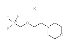 cas no 910251-18-2 is potassium,trifluoro(2-morpholin-4-ylethoxymethyl)boranuide