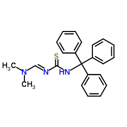 cas no 910297-67-5 is 1-[(E)-(Dimethylamino)methylene]-3-tritylthiourea