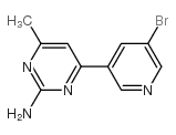 cas no 913322-65-3 is 4-(5-bromopyridin-3-yl)-6-methylpyrimidin-2-amine