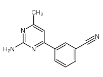 cas no 913322-66-4 is 3-(2-amino-6-methylpyrimidin-4-yl)benzonitrile