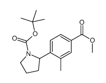 cas no 914299-15-3 is TERT-BUTYL 2-(4-(METHOXYCARBONYL)-2-METHYLPHENYL)PYRROLIDINE-1-CARBOXYLATE