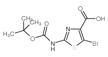 cas no 914347-09-4 is N-BOC-2-AMINO-5-BROMOTHIAZOLE-4-CARBOXYLIC ACID