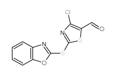 cas no 914348-74-6 is 4-CHLORO-2-(2-BENZOXAZOLYLTHIO)-5-THIAZOLECARBOXALDEHYDE