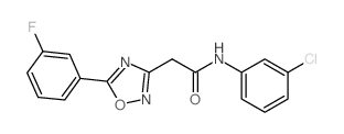 cas no 915925-69-8 is N-(3-CHLOROPHENYL)-2-(5-(3-FLUOROPHENYL)-1,2,4-OXADIAZOL-3-YL)ACETAMIDE