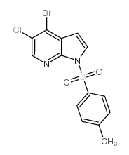 cas no 916176-53-9 is 1H-PYRROLO[2,3-B]PYRIDINE, 4-BROMO-5-CHLORO-1-[(4-METHYLPHENYL)SULFONYL]-