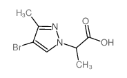 cas no 925200-46-0 is 2-(4-bromo-3-methylpyrazol-1-yl)propanoic acid