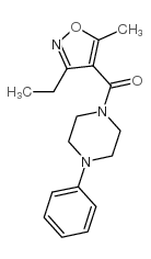 cas no 925663-15-6 is Methanone, (3-ethyl-5-methyl-4-isoxazolyl)(4-phenyl-1-piperazinyl)