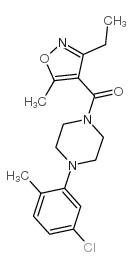 cas no 932789-49-6 is Methanone, [4-(5-chloro-2-methylphenyl)-1-piperazinyl](3-ethyl-5-methyl-4-isoxazolyl)