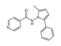 cas no 93317-30-7 is N-(2-methyl-5-phenylpyrrol-1-yl)pyridine-4-carboxamide