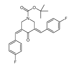 cas no 939317-92-7 is 2-Methyl-2-propanyl (3Z,5Z)-3,5-bis(4-fluorobenzylidene)-4-oxo-1- piperidinecarboxylate