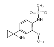 cas no 946496-56-6 is Methanesulfonamide, N-[4-(1-aminocyclopropyl)-2-methoxyphenyl]