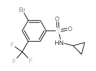 cas no 951884-61-0 is 3-Bromo-N-cyclopropyl-5-(trifluoromethyl)benzenesulfonamide